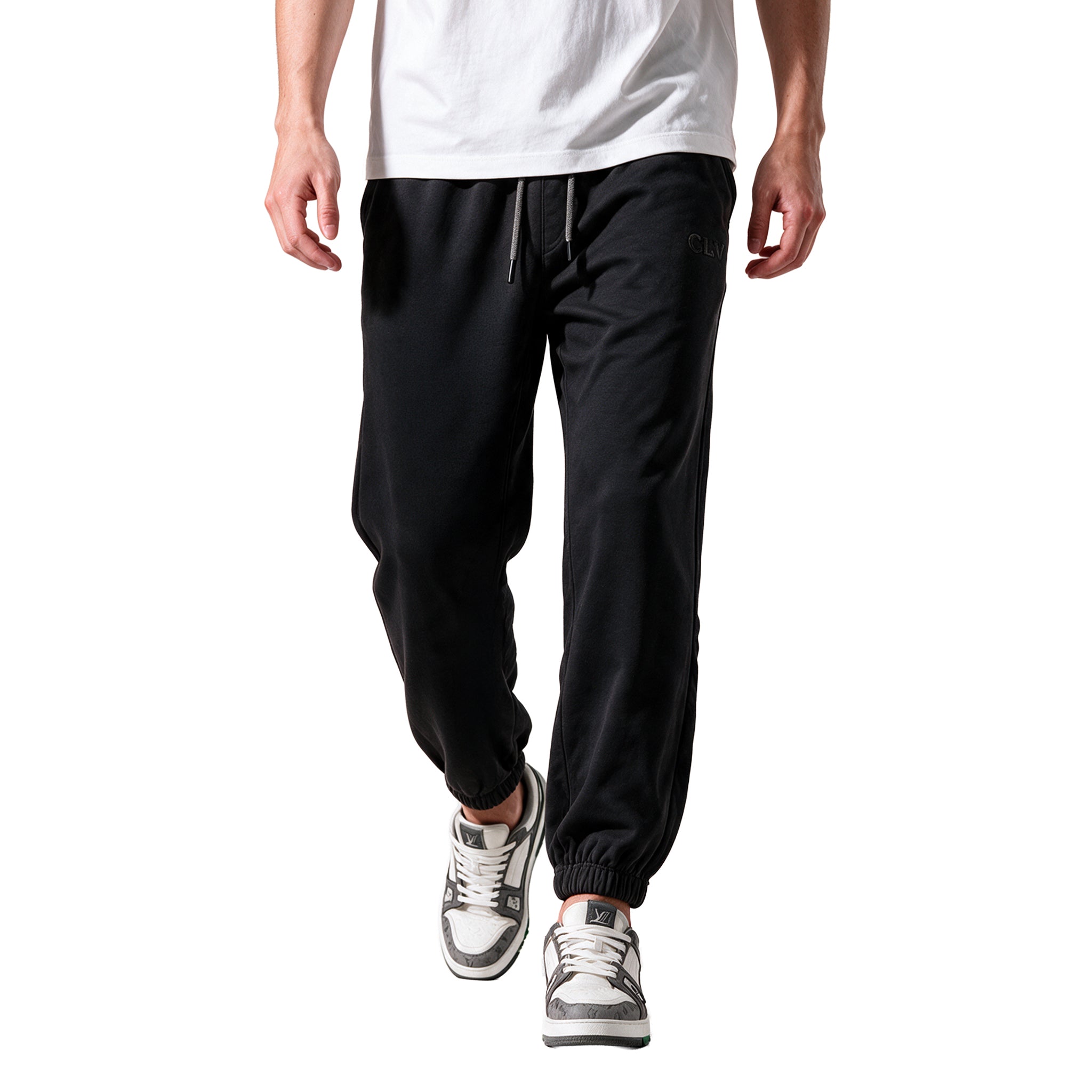 Embroidered cotton Clover harem pants CLV