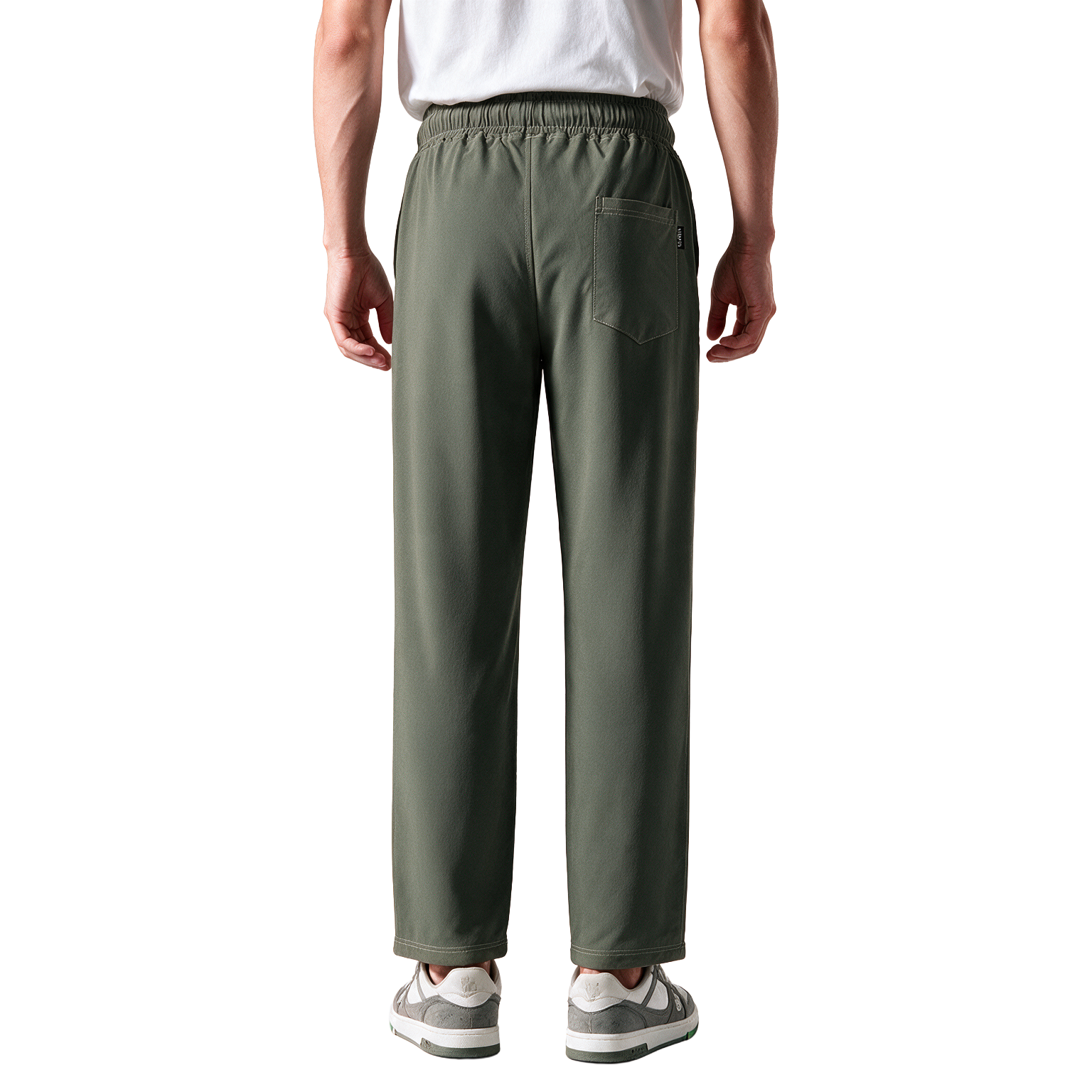 Clover Soft joggers featuring a rubber print and a cut-and-sew design