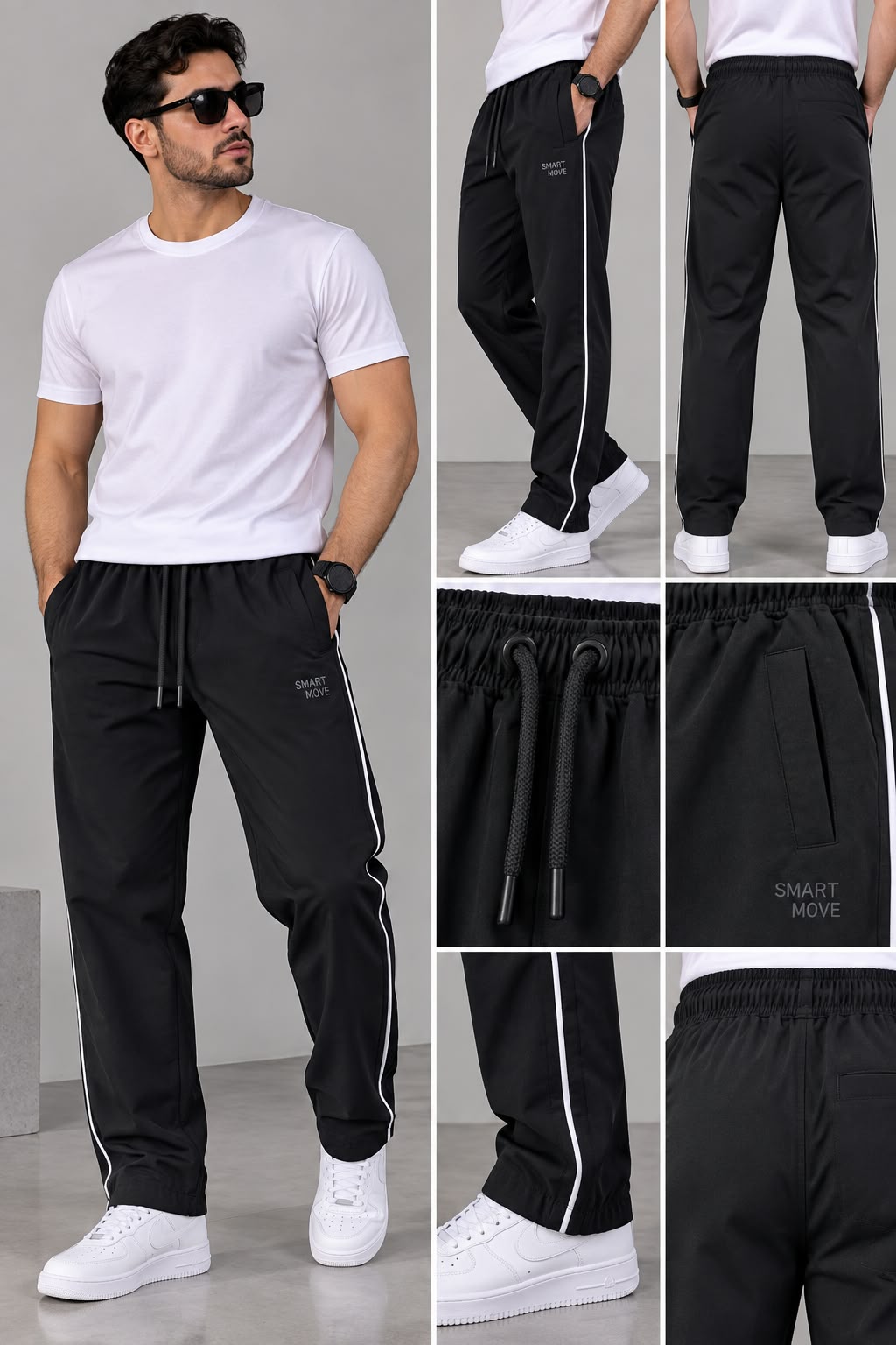 Soft embroidered trousers ( Smart Move )