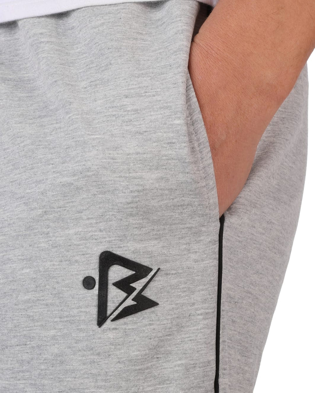 Interlock Wide-Leg Shalwar Pants(light gray)