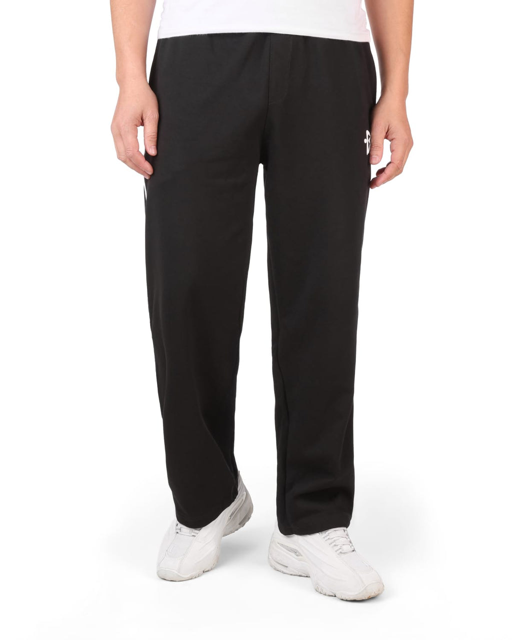 Interlock Wide-Leg Shalwar Pants(black)