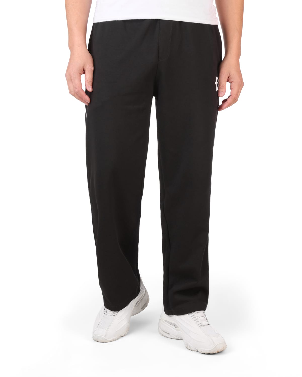 Interlock Wide-Leg Shalwar Pants(black)