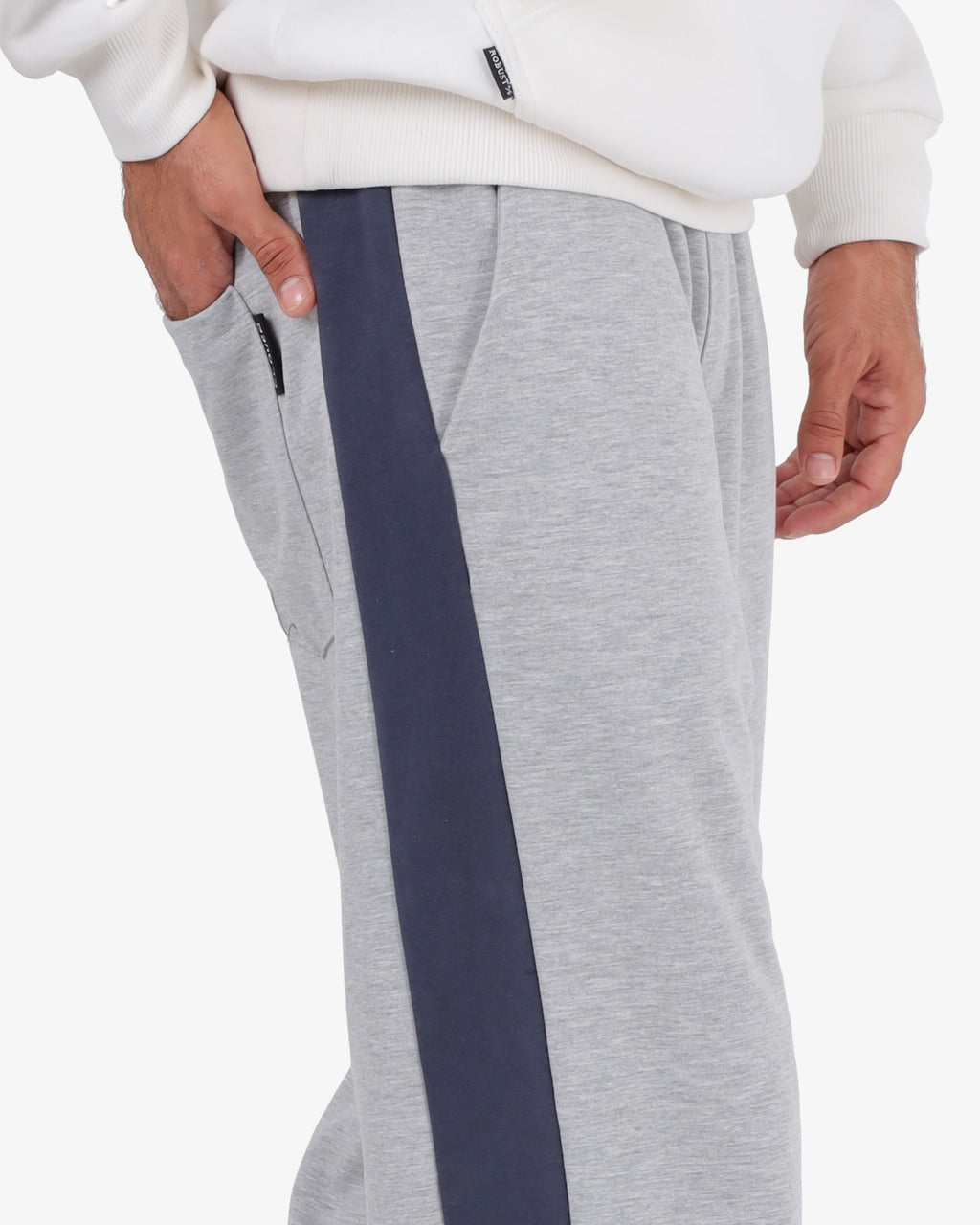 CLOVER Interlock Wide-Leg Joggers (DESIGNED FOR YOU) LIGHTGRAY