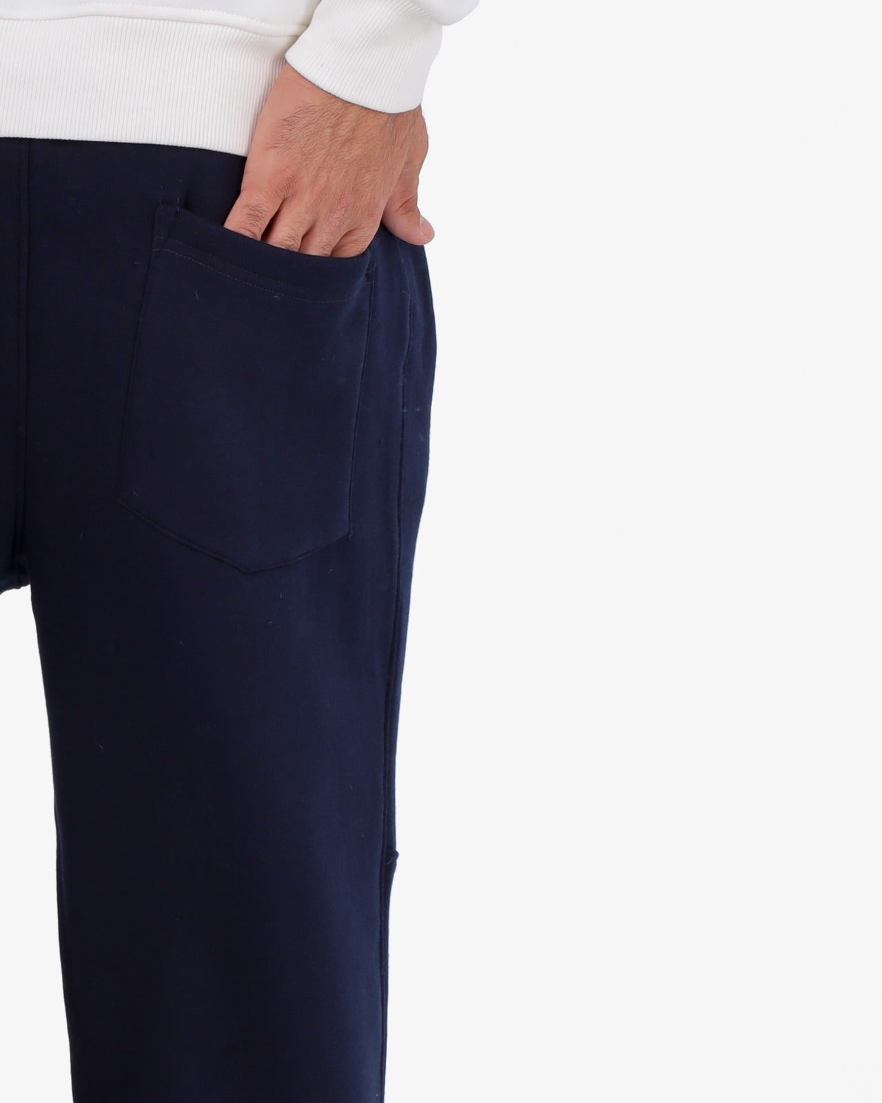 CLOVER Milton Sponge Cotton Wide-Leg pants –  blue