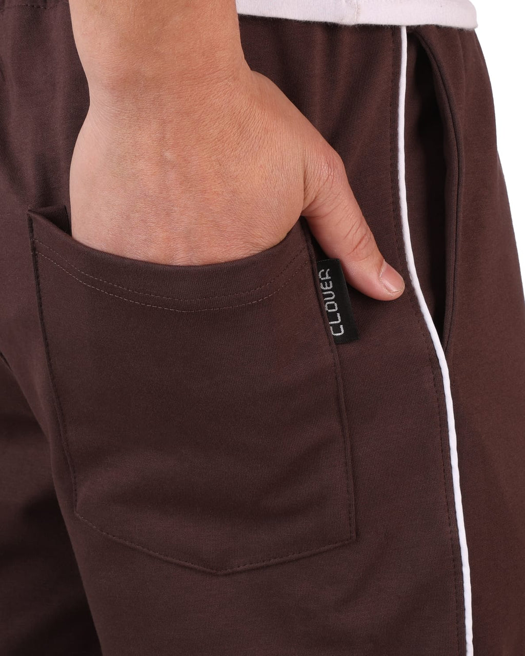 Interlock Wide-Leg Shalwar Pants(brown)