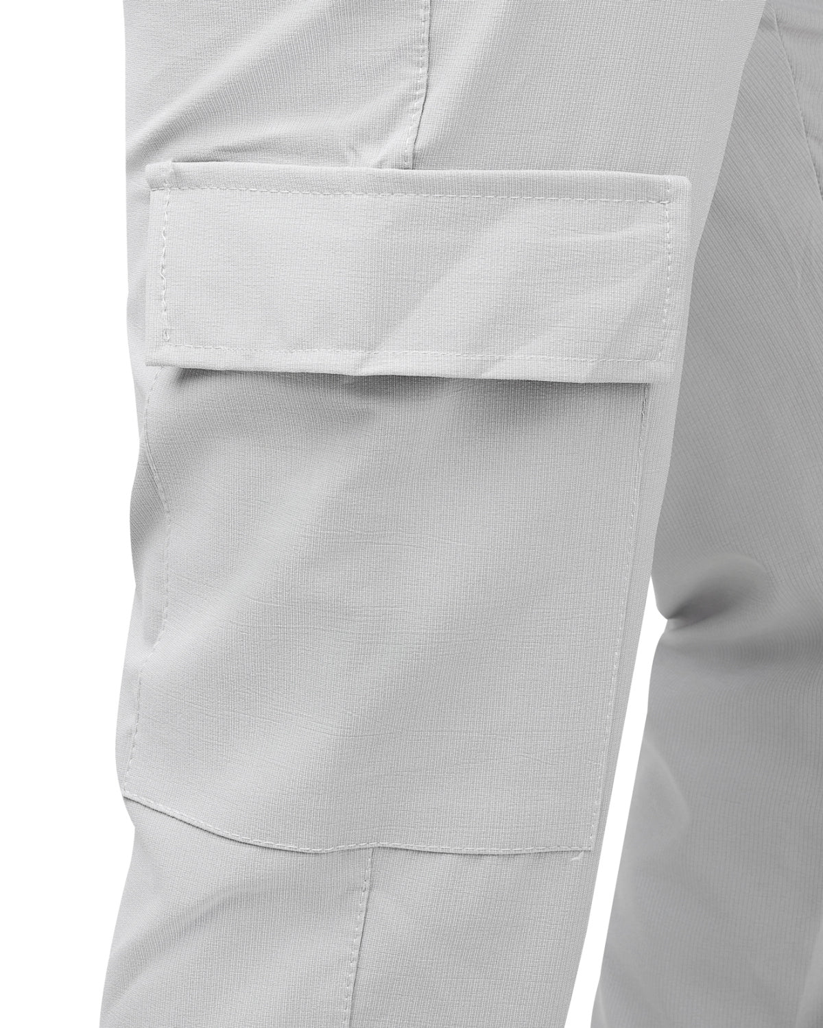 Cargo Soft Sweatpants Light Gray(Embroidery تطريز)