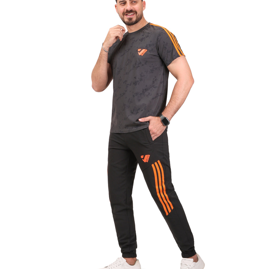Round Clover sports tracksuit with straps