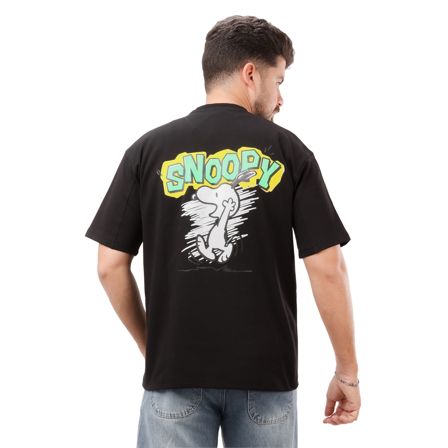 Clover Interlock T-shirt with Snoopy screen print