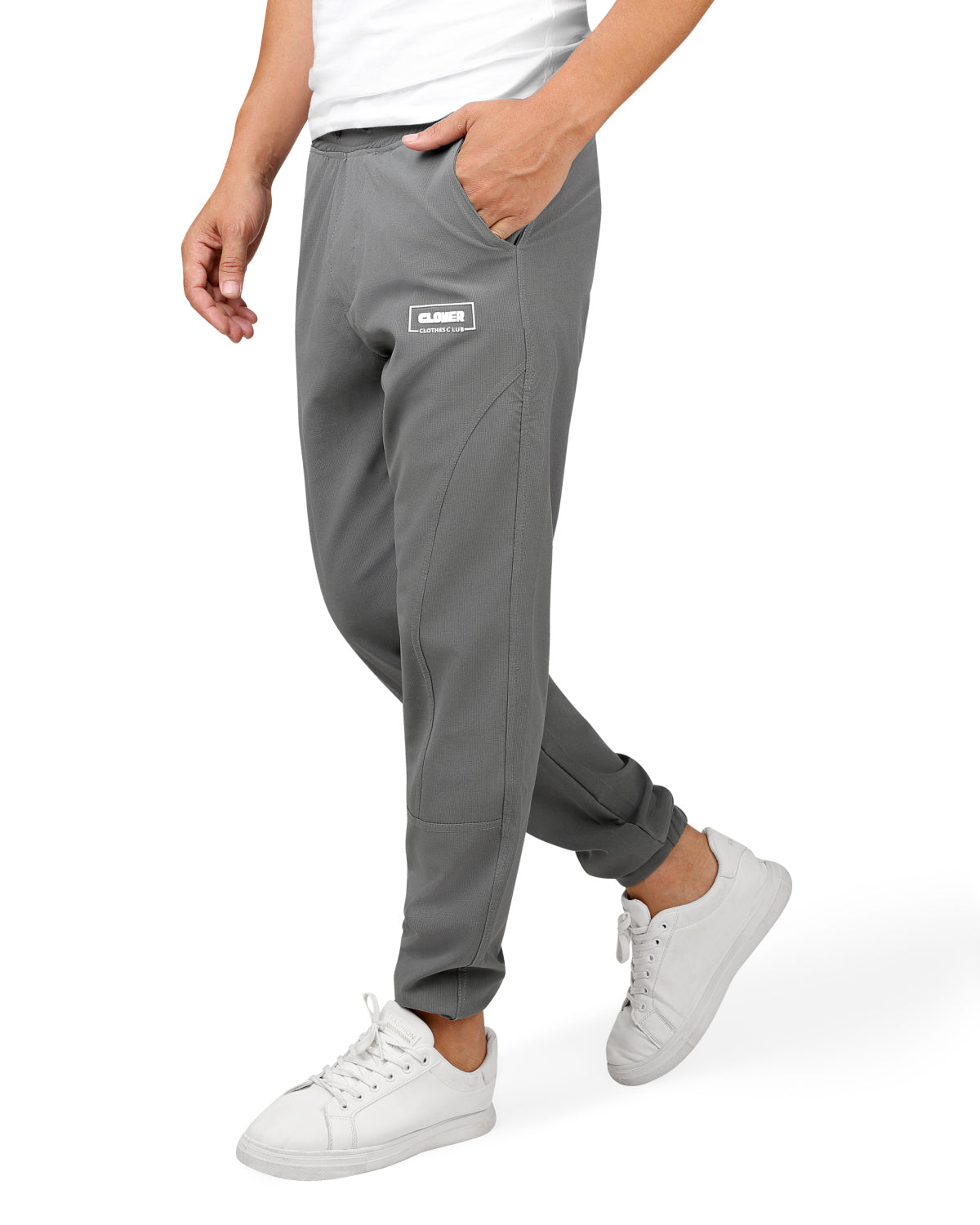 Soft Printed Rubber Pants (Up to 80 kg) gray