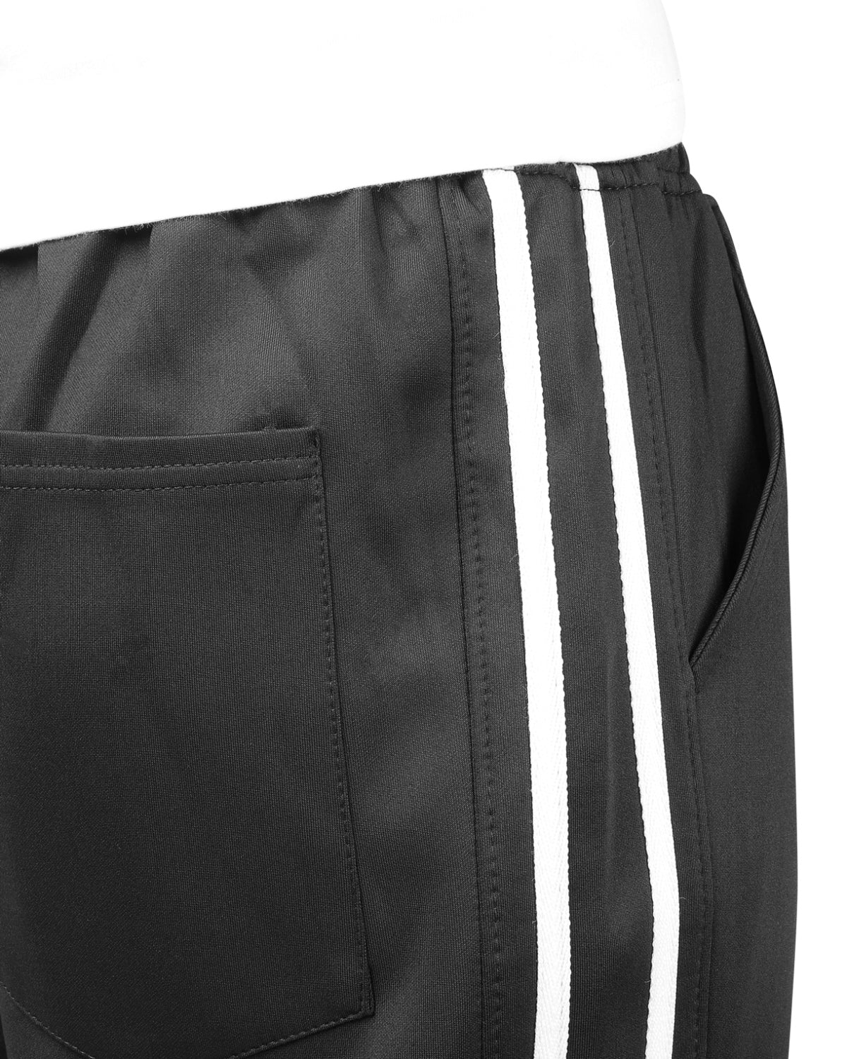 Wide-Leg Diving Fabric(printed) black