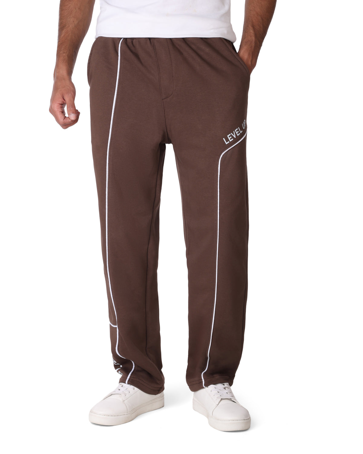 Wide-Leg Cotton  Pants CLOVER Level Up