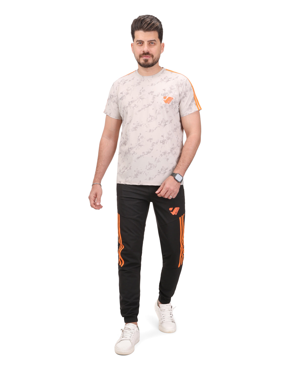 Round Clover sports tracksuit with straps