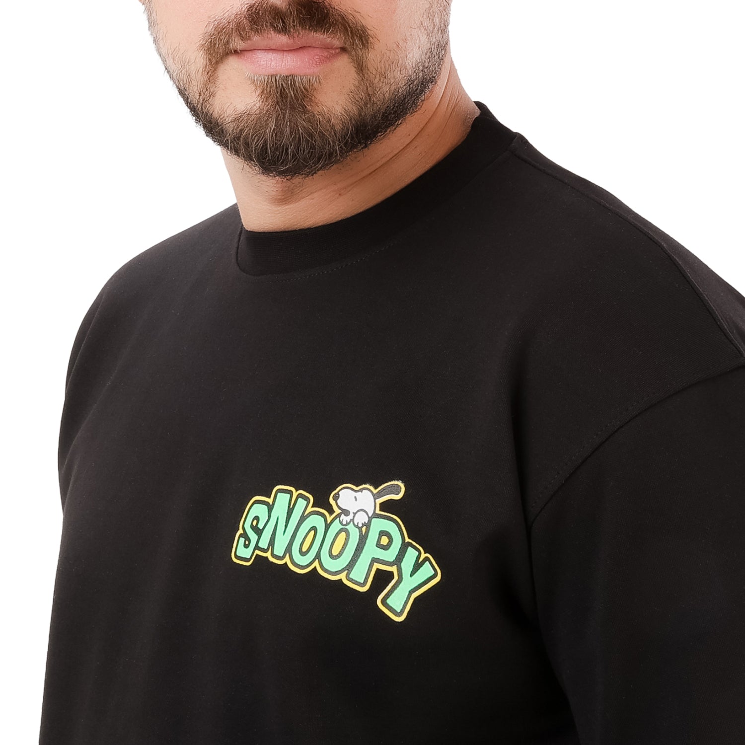 Clover Interlock T-shirt with Snoopy screen print