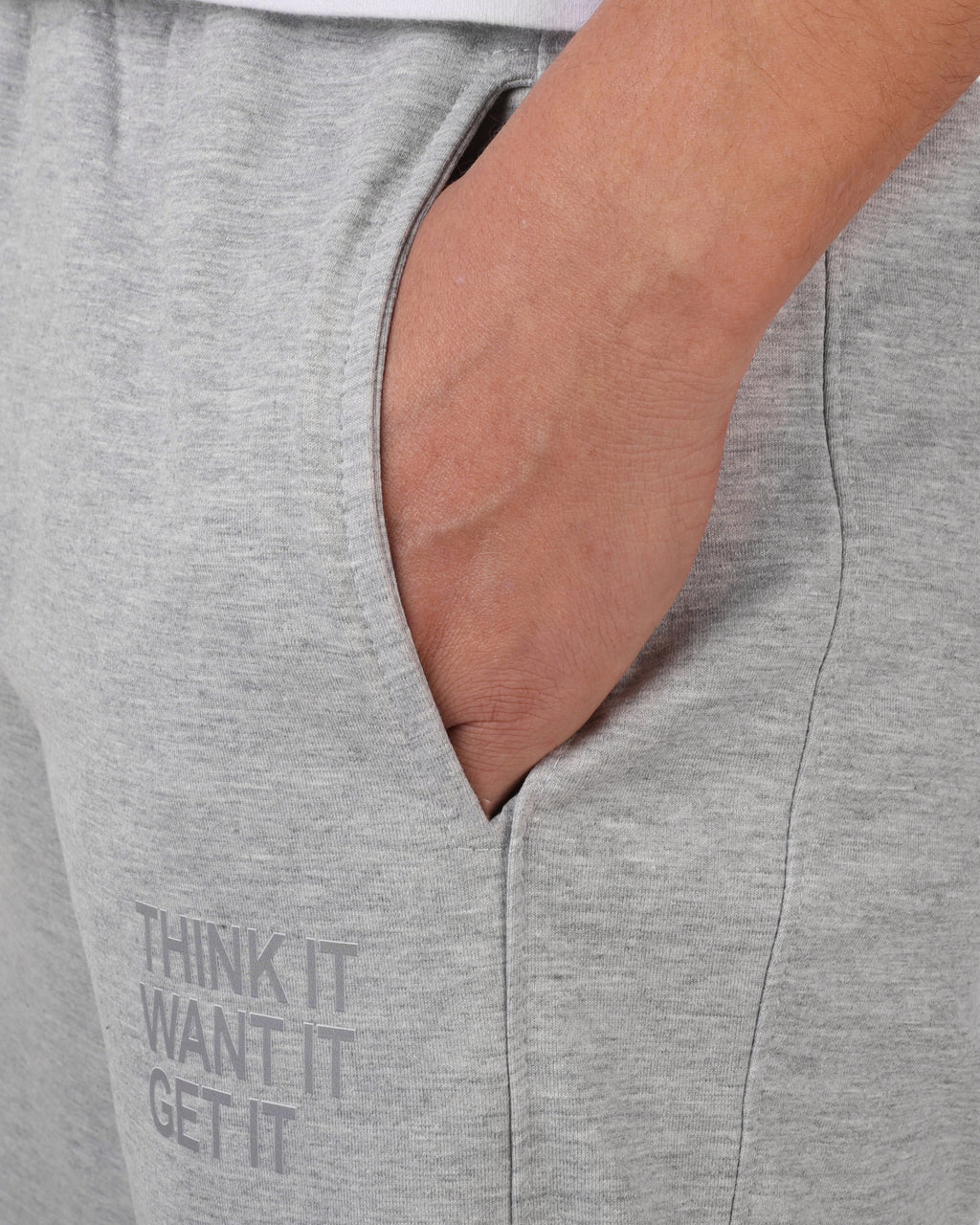 Wide-Leg Cotton Interlock Pants with DTF Print (lightgray)