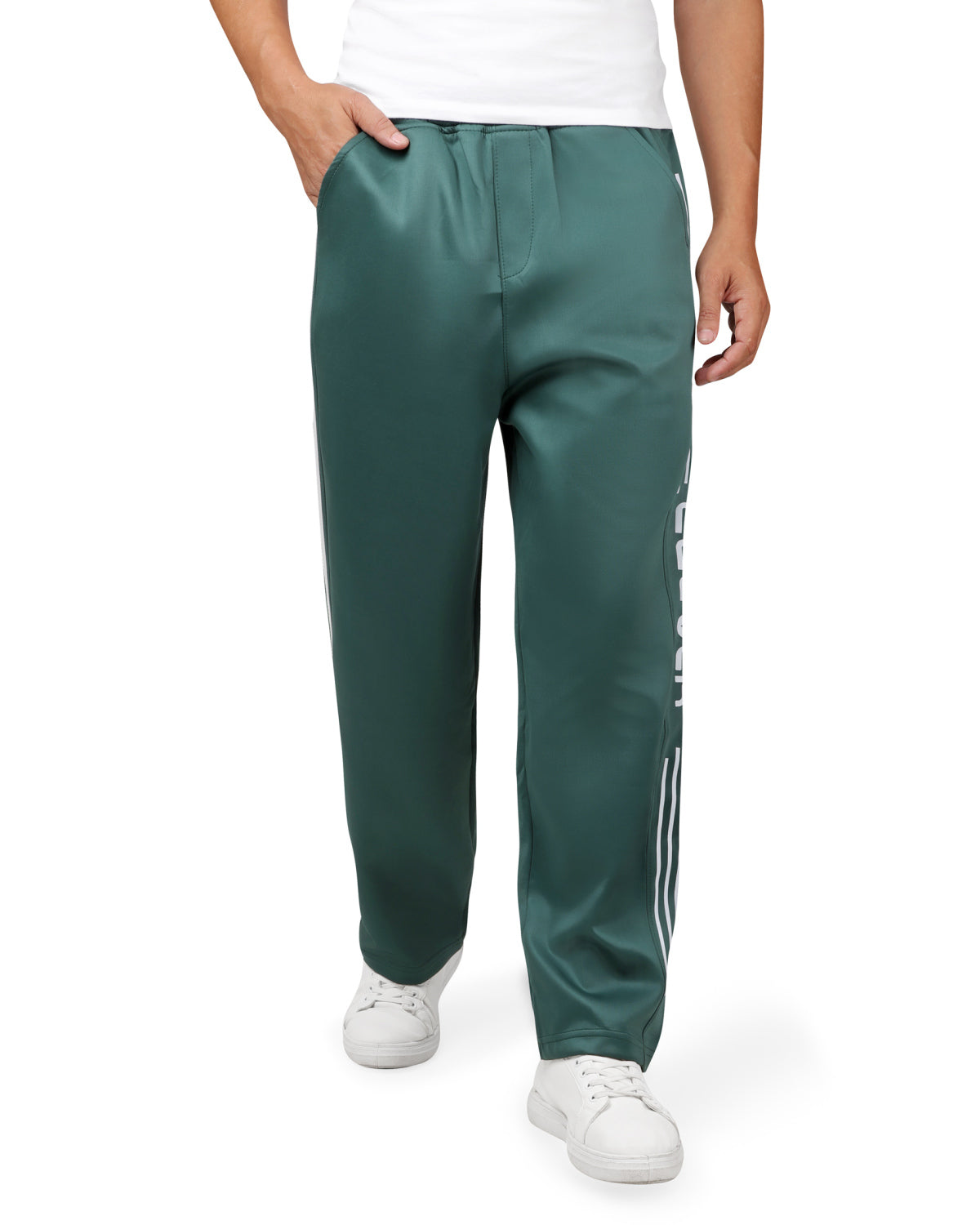 Wide-Leg Diving Fabric(printed) oily