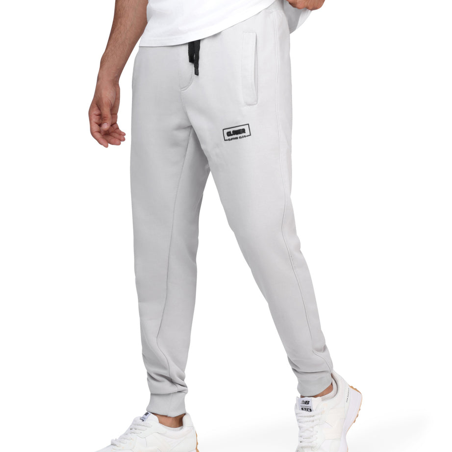 clover cotton SweatPants printed black