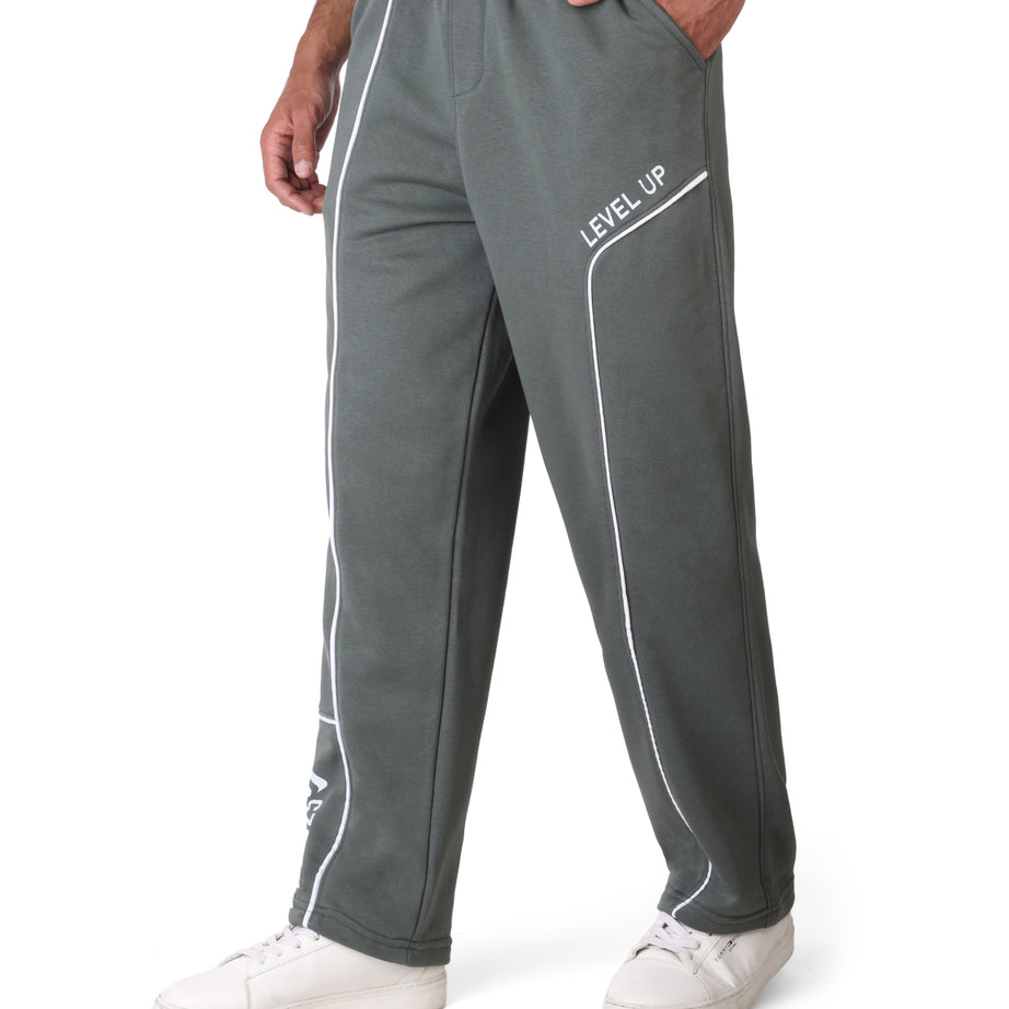 Wide-Leg Cotton  Pants CLOVER Level Up