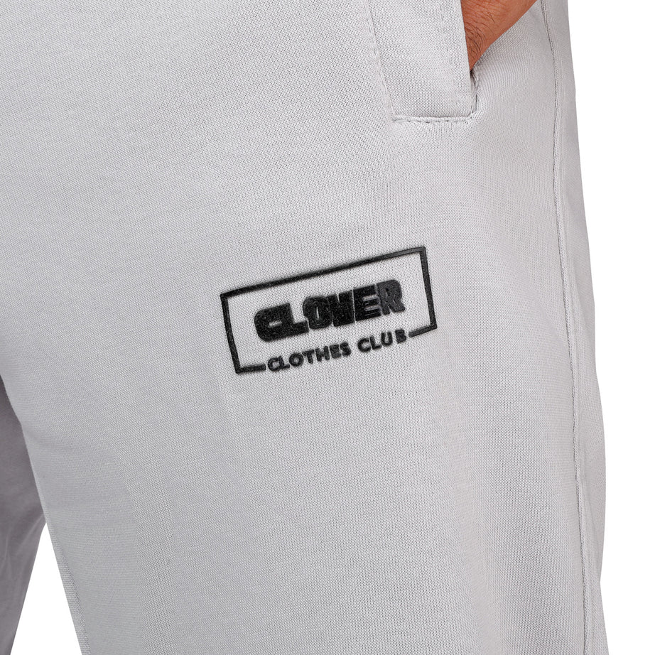 clover cotton SweatPants printed black