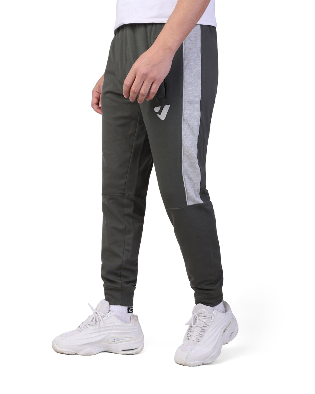 Clover Interlock Cuffed Pants – Rubber Logo Edition Olive