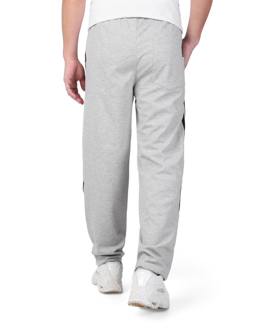 CLOVER Wide-Leg Interlock pants  (Rubber Printing) LIGHTGRAY