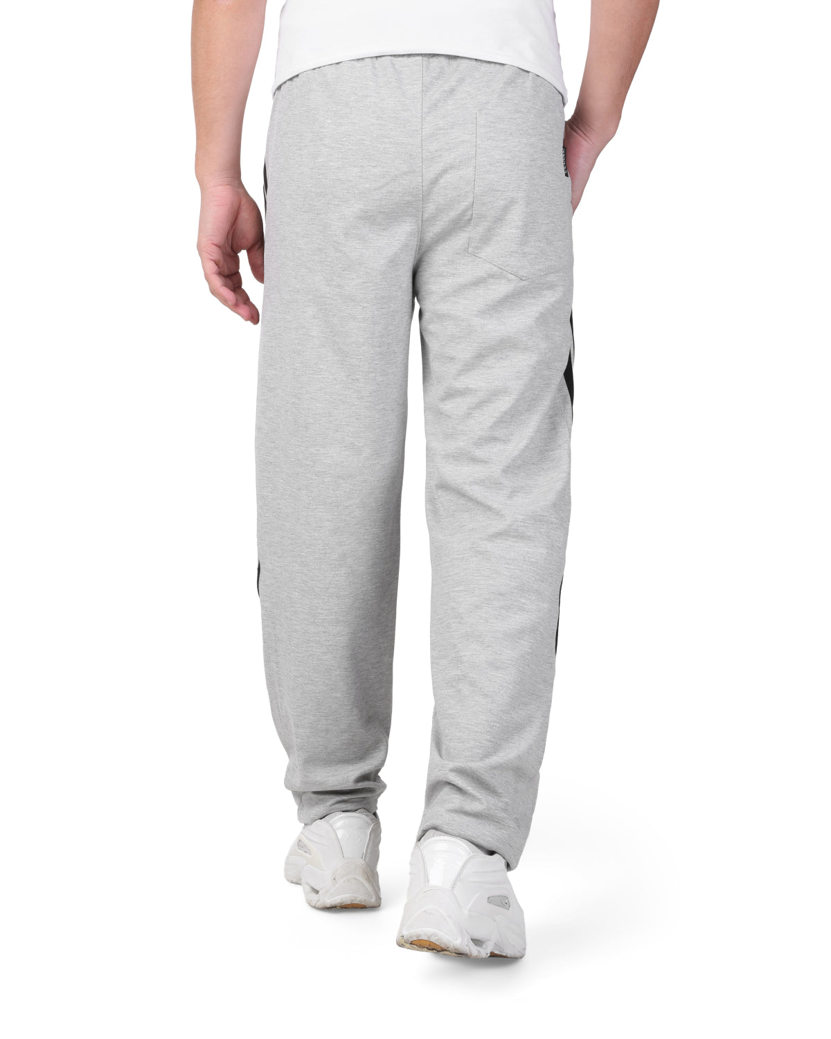 CLOVER Wide-Leg Interlock pants  (Rubber Printing) LIGHTGRAY