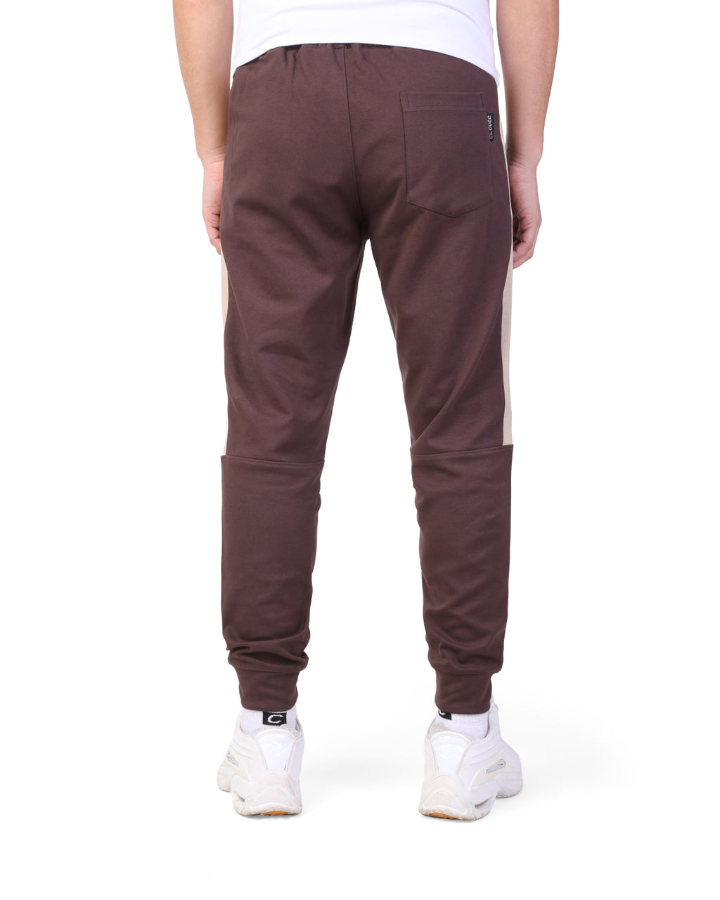 Clover Interlock Cuffed Pants – Rubber Logo Edition Brown