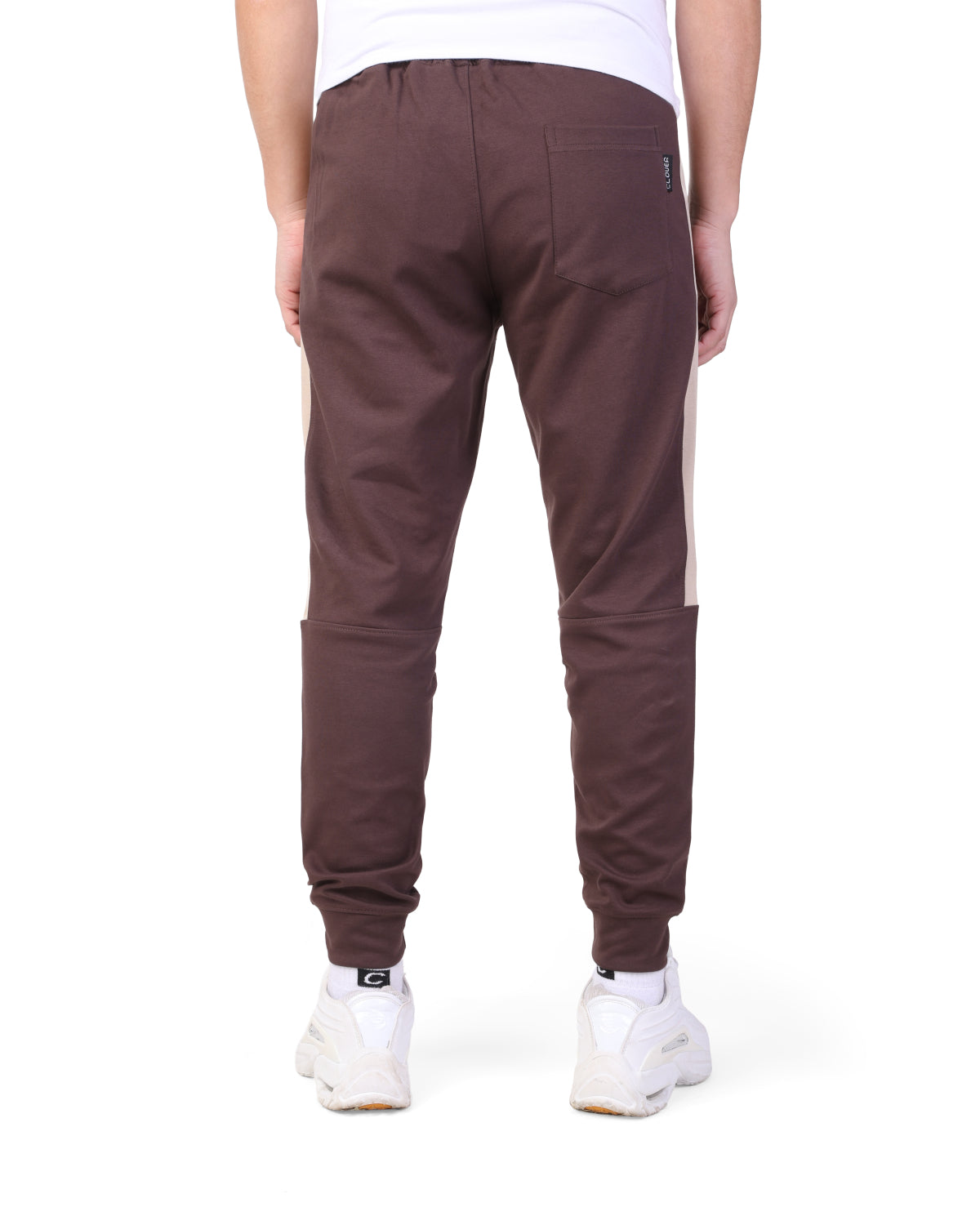 Clover Interlock Cuffed Pants – Rubber Logo Edition Brown