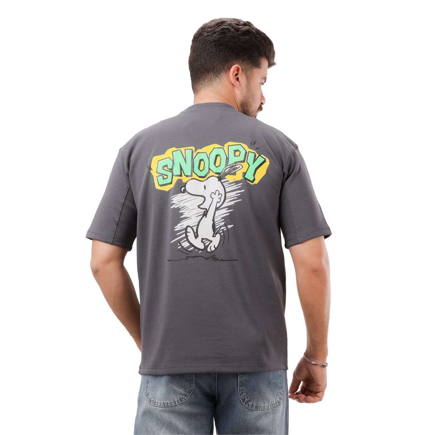 Clover Interlock T-shirt with Snoopy screen print