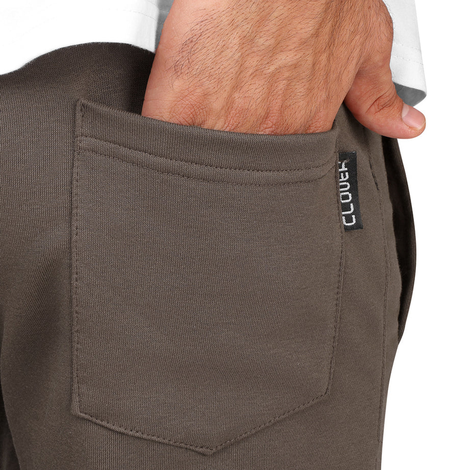 clover cotton SweatPants printed black
