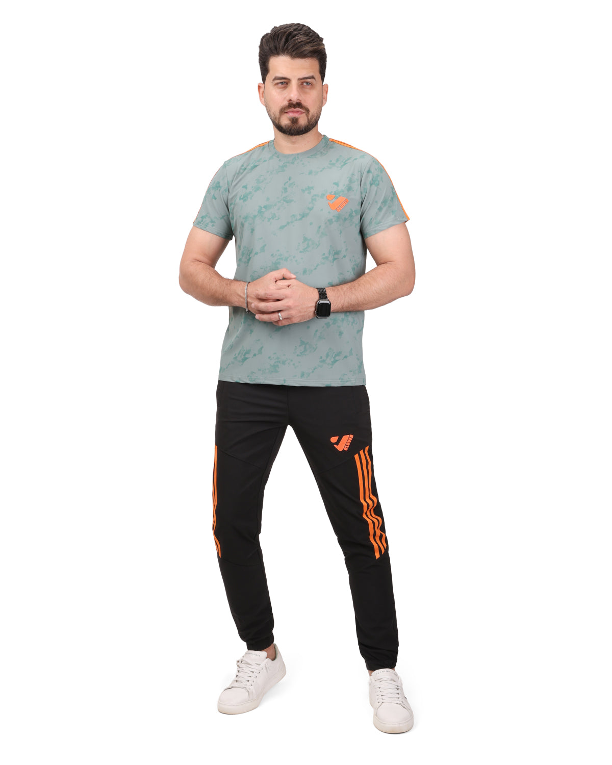 Round Clover sports tracksuit with straps