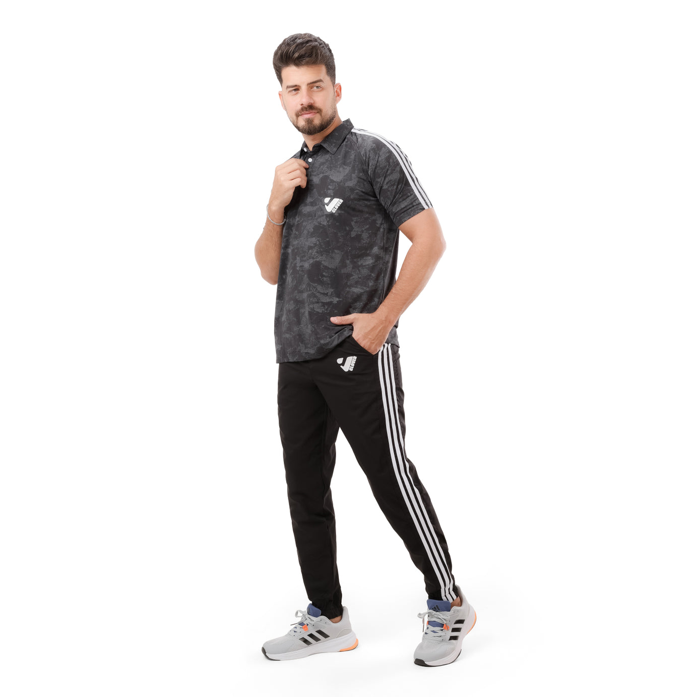 Clover Polo tracksuit with ribbon