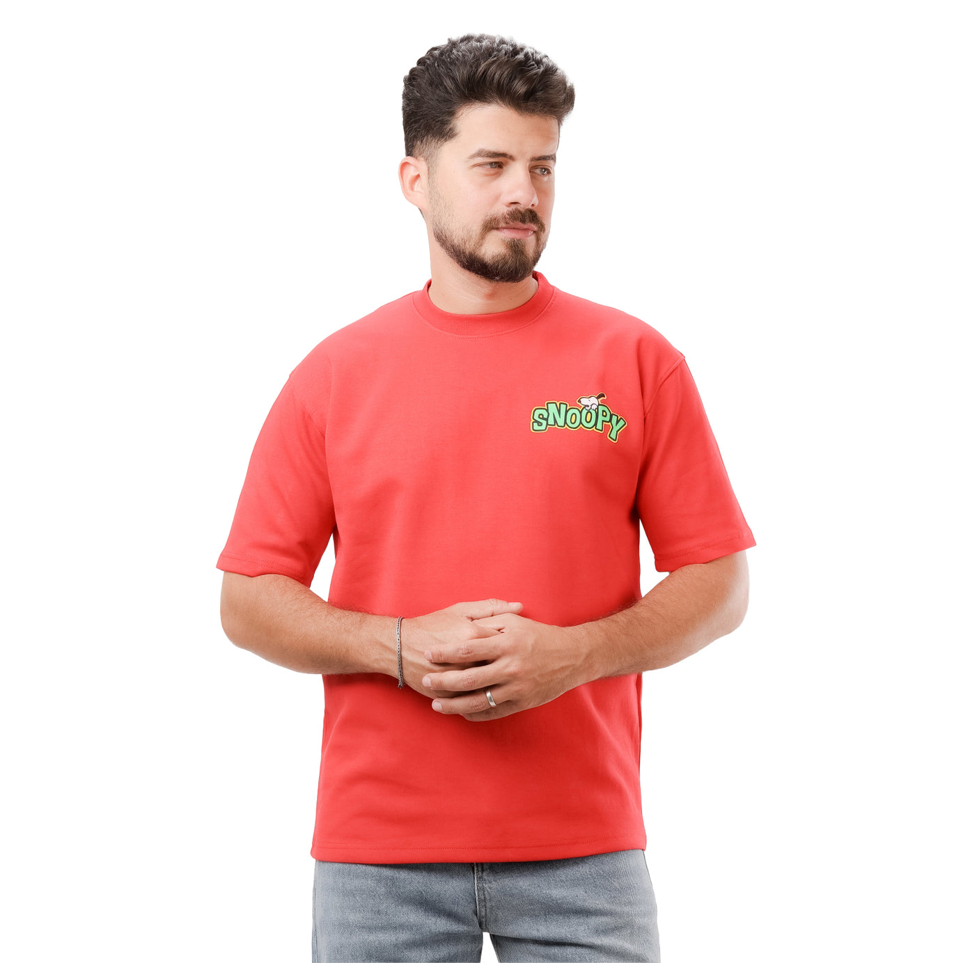 Clover Interlock T-shirt with Snoopy screen print