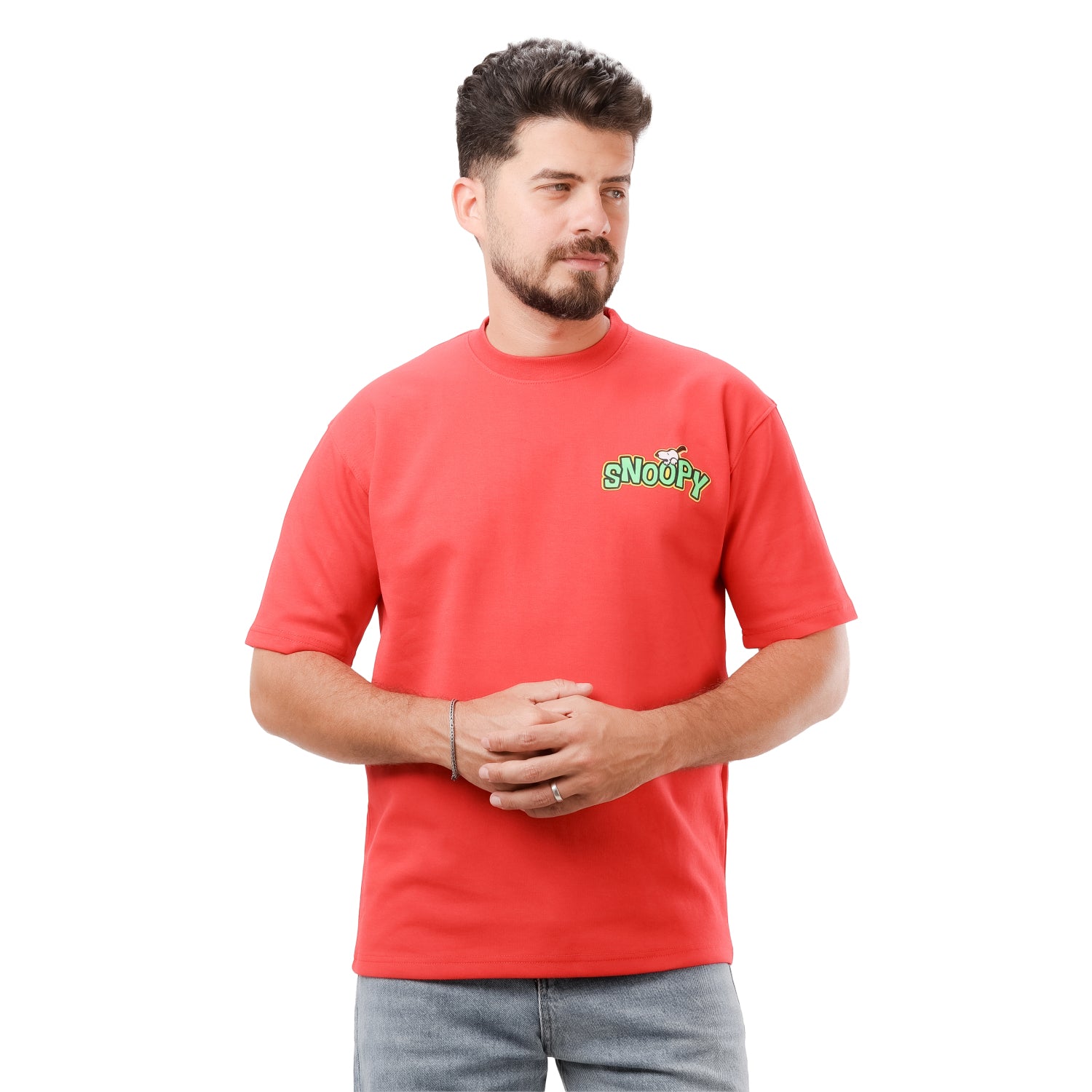 Clover Interlock T-shirt with Snoopy screen print