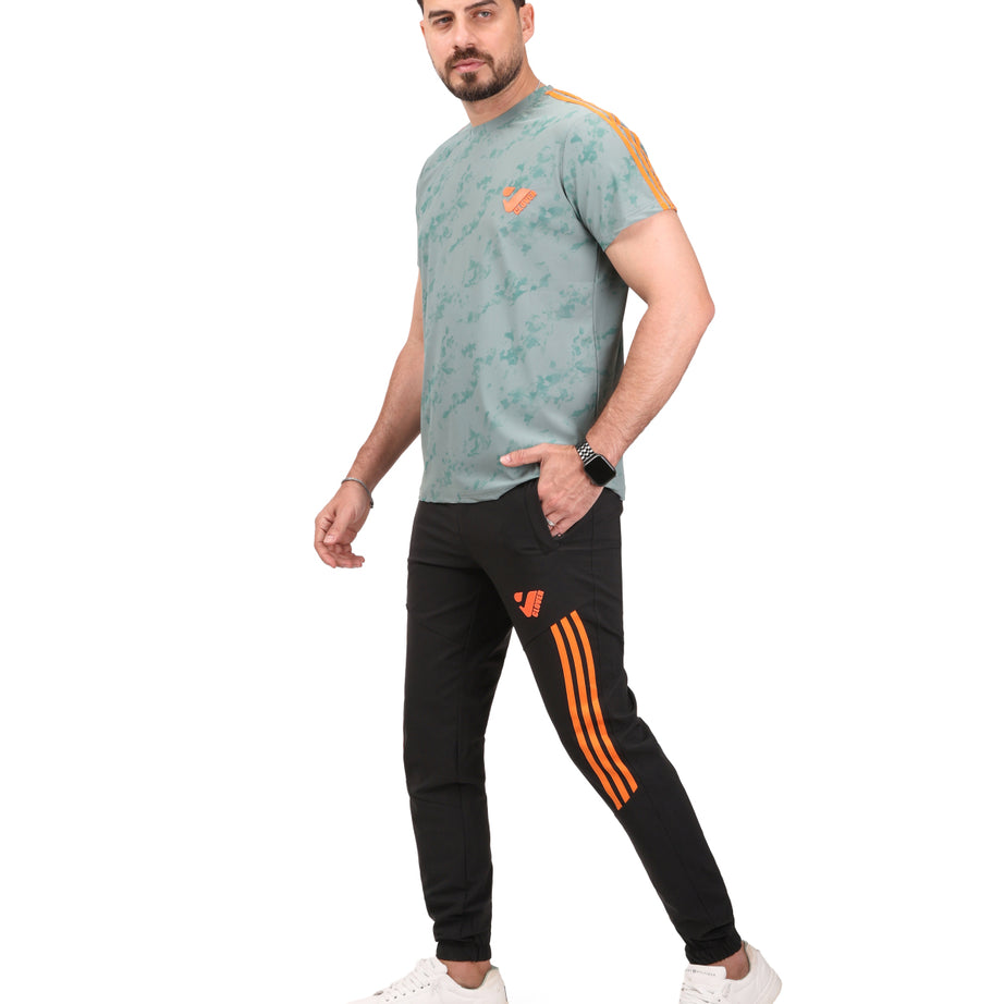 Round Clover sports tracksuit with straps