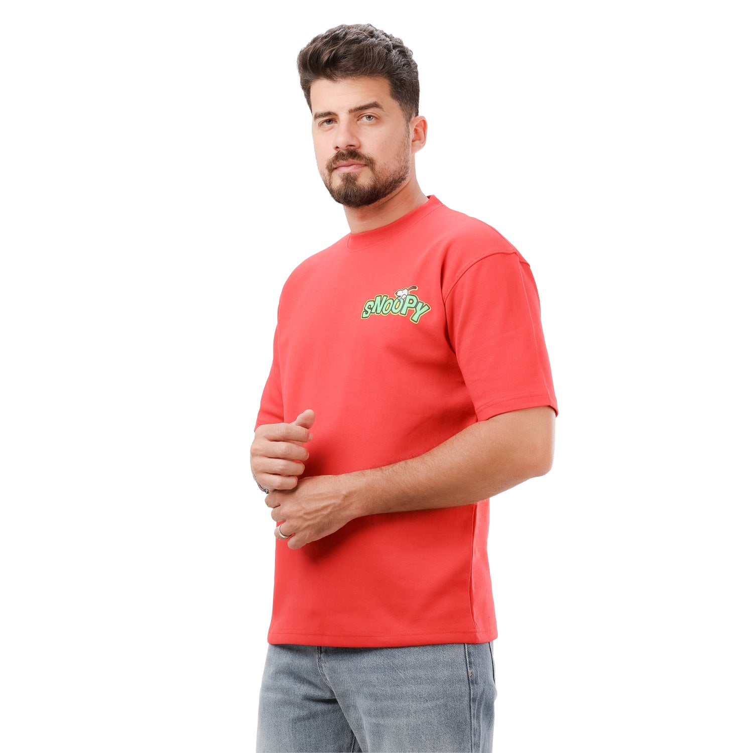 Clover Interlock T-shirt with Snoopy screen print