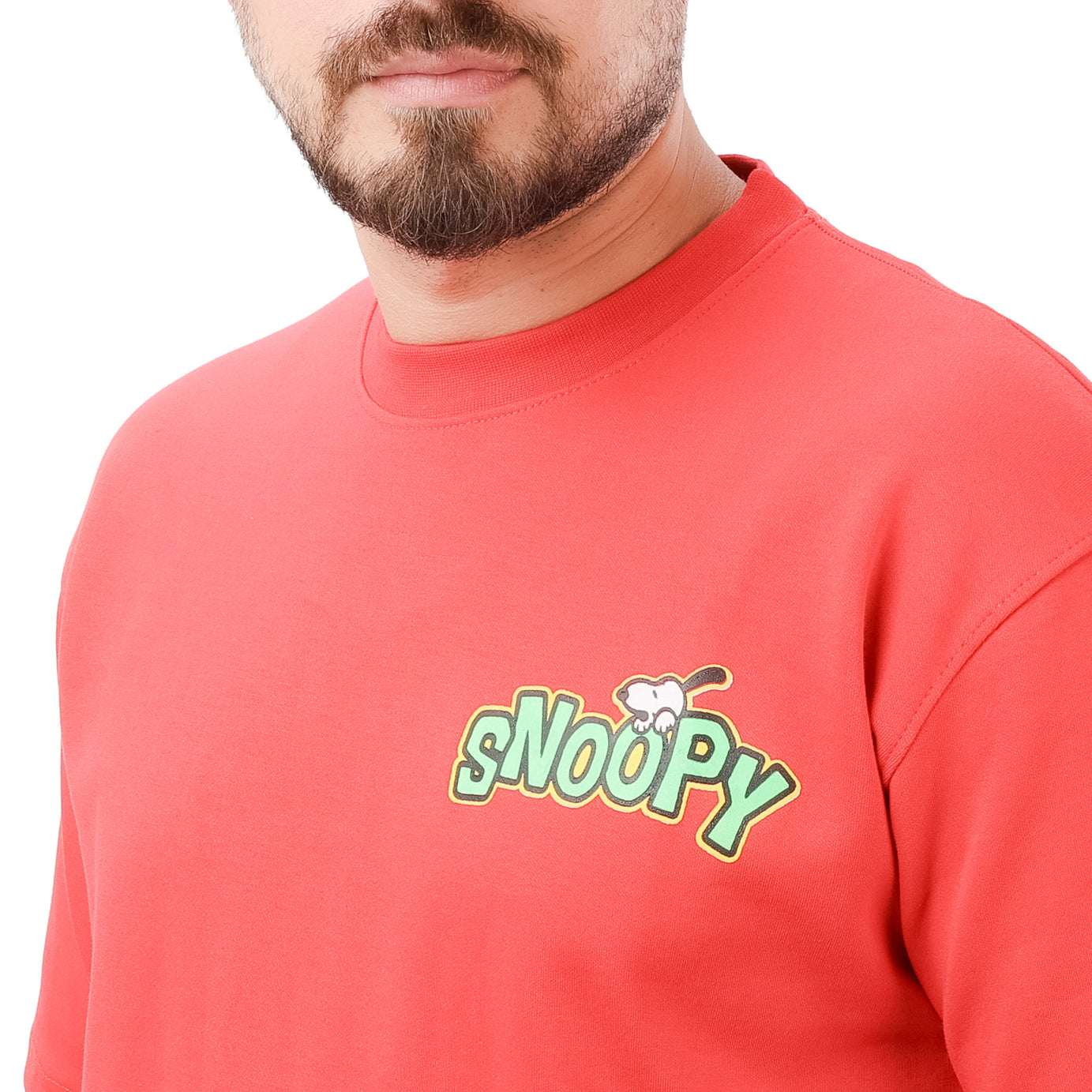 Clover Interlock T-shirt with Snoopy screen print