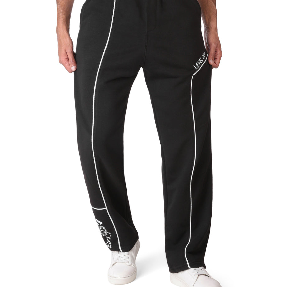 Wide-Leg Cotton  Pants CLOVER Level Up