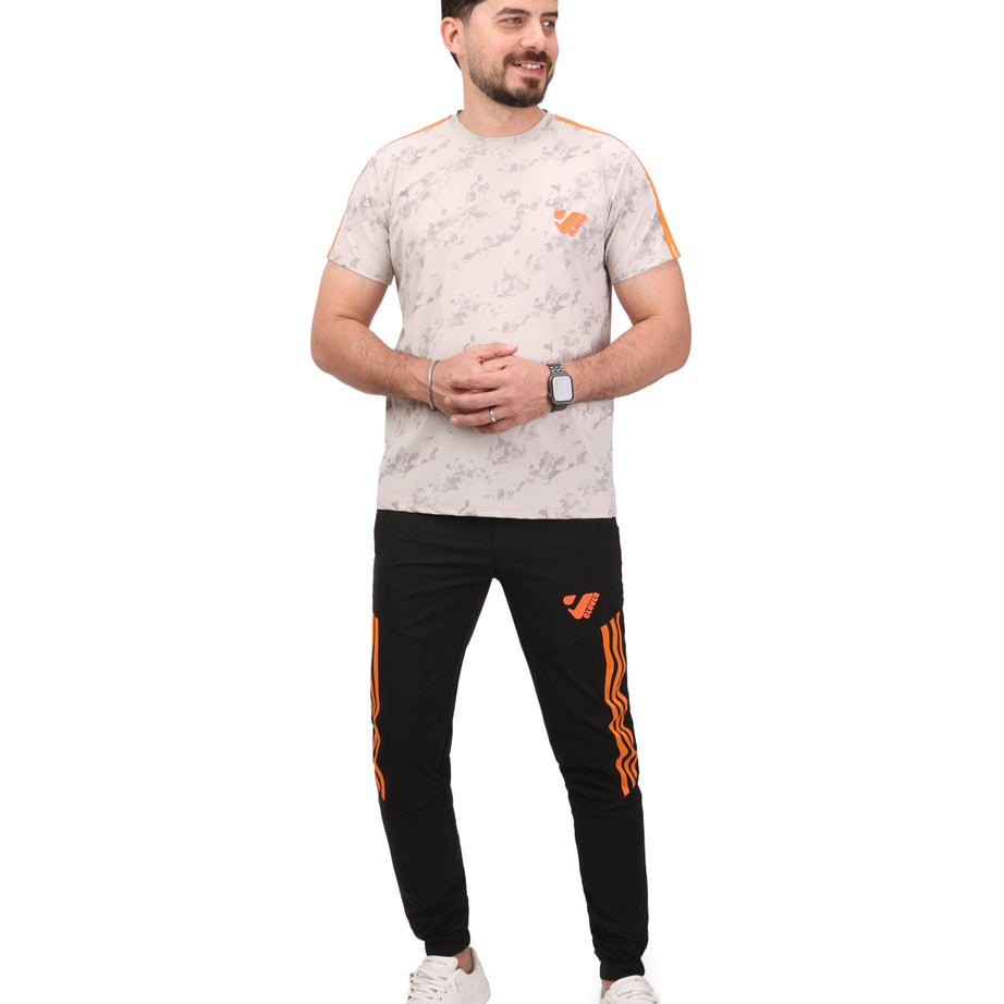 Round Clover sports tracksuit with straps
