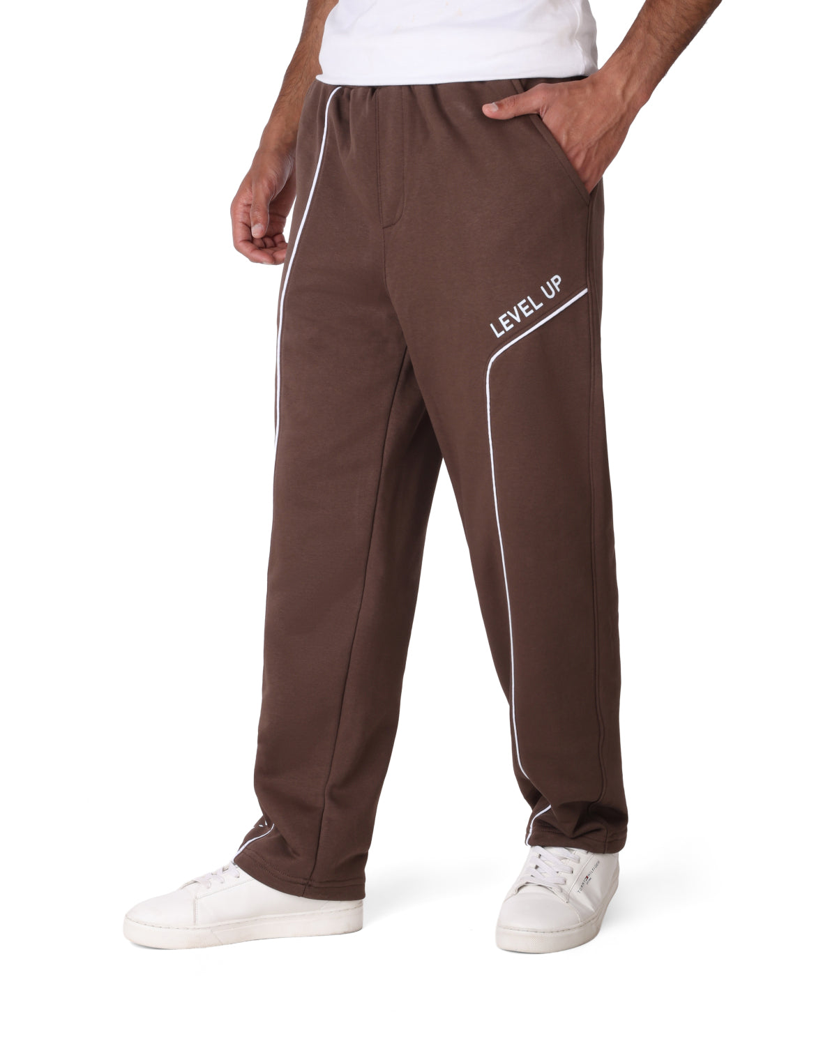 Wide-Leg Cotton  Pants CLOVER Level Up
